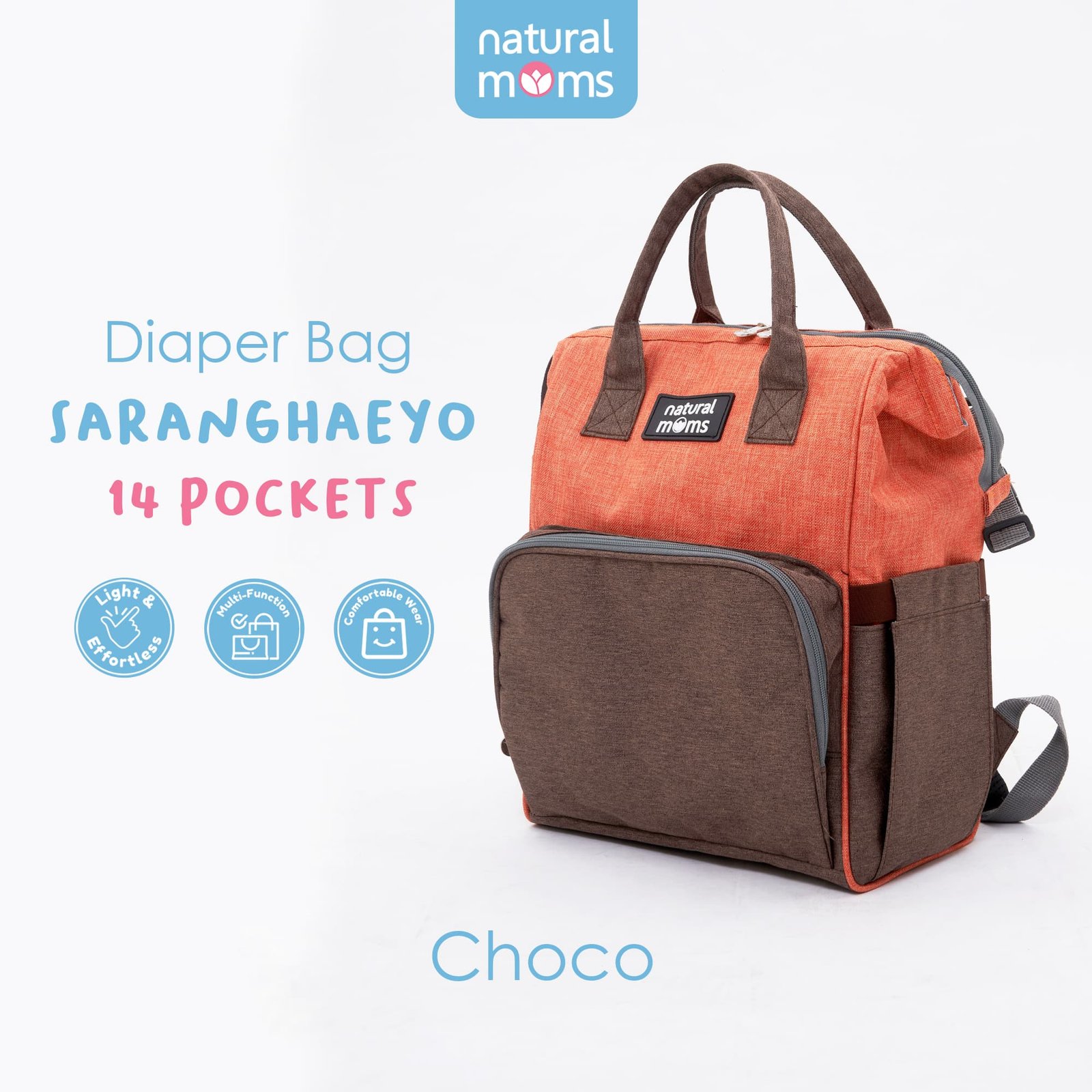 Diaper Bag Saranghaeyo 14 pockets - Image 2