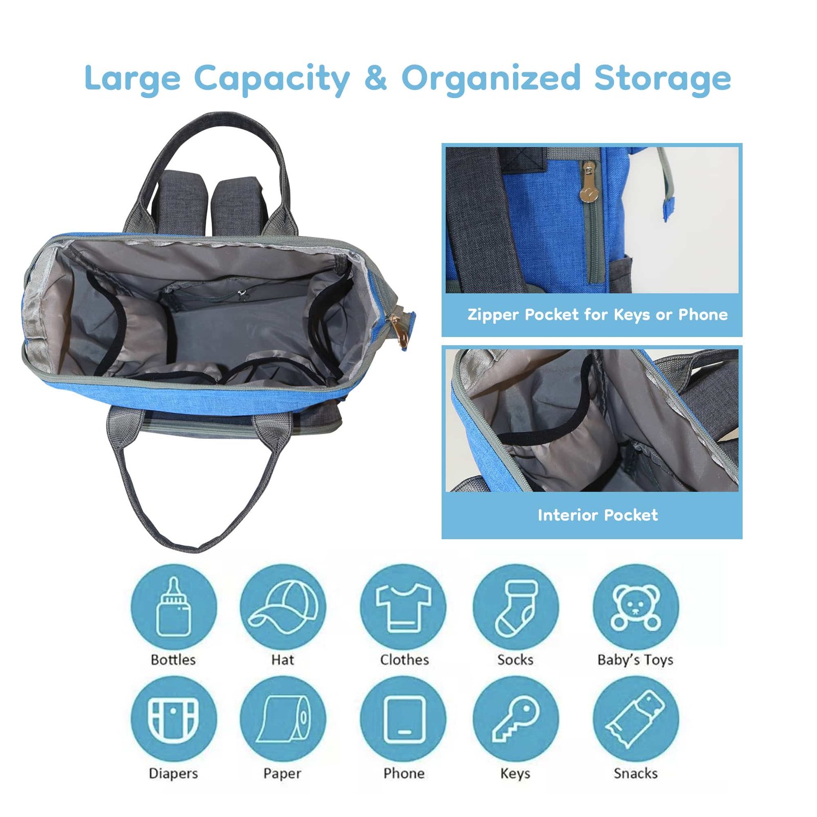 Diaper Bag Saranghaeyo 14 pockets - Image 10