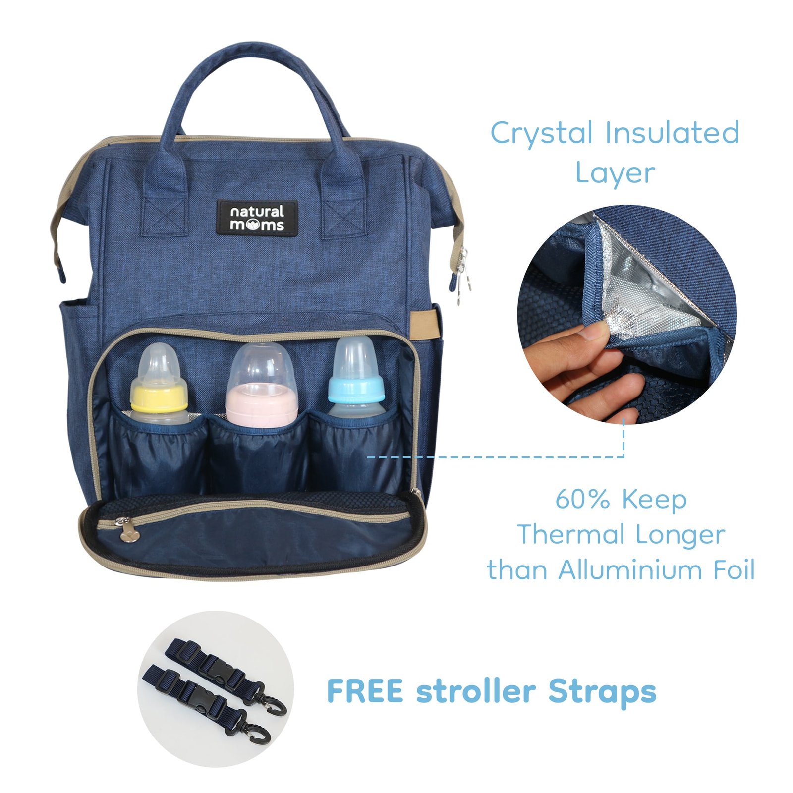 Diaper Bag Saranghaeyo 14 pockets - Image 12